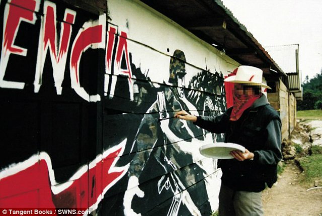 El mural es signo de resistencia y lucha indígena.